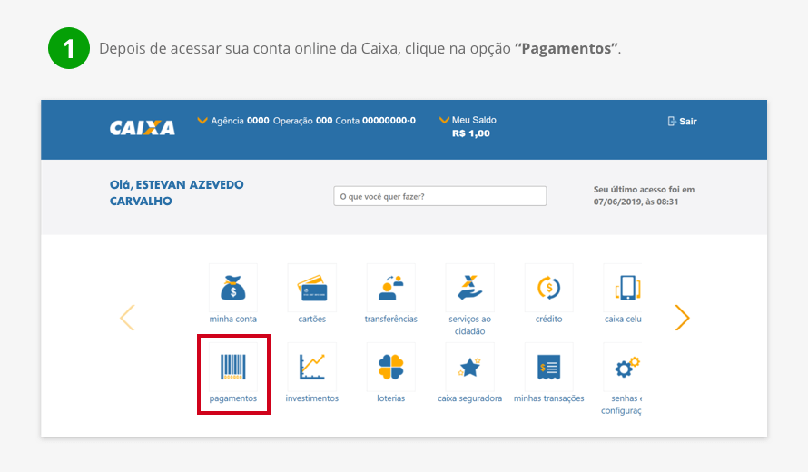 caixa internet banking